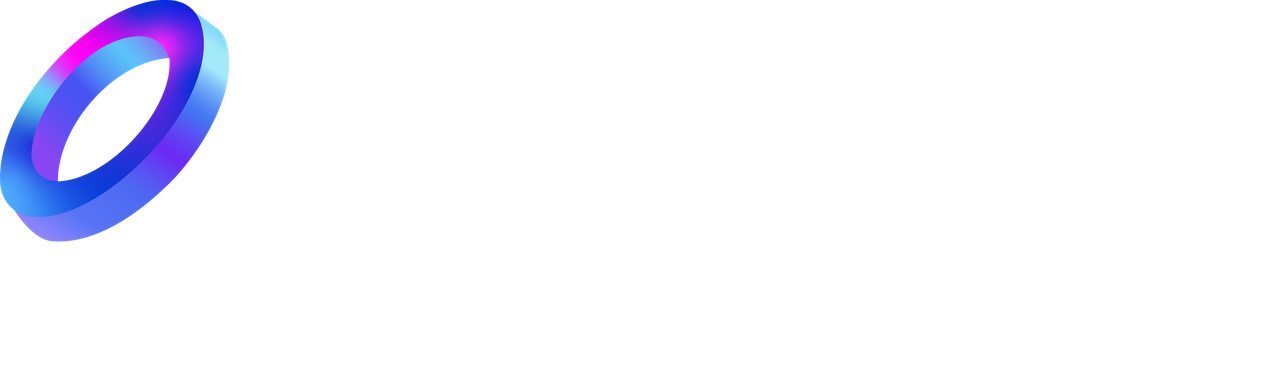 Logo officiel OpenPro — version blanche, PNG fond transparent